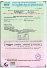 Gujarat Lathe Manufacturing NSIC Certificate