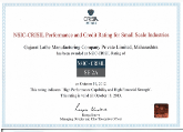 Gujarat Lathe Manufacturing Crisil Certificate